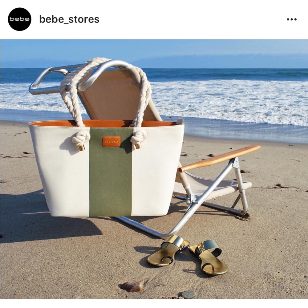 Bebe summer beach tote new